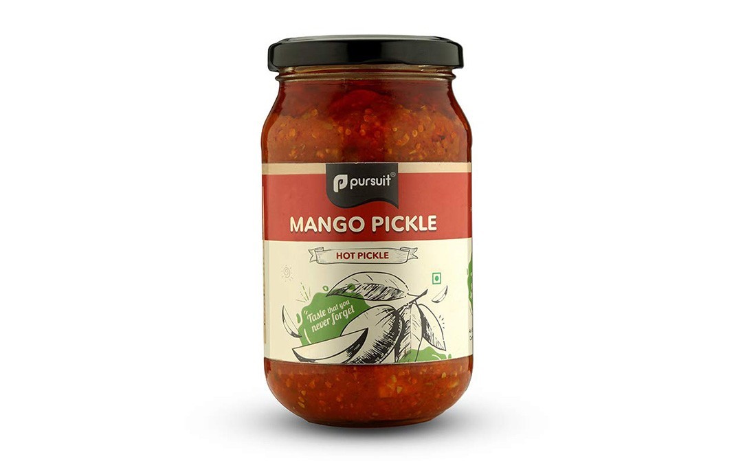 Pursuit Mango Pickle (Hot Pickle)   Glass Jar  400 grams